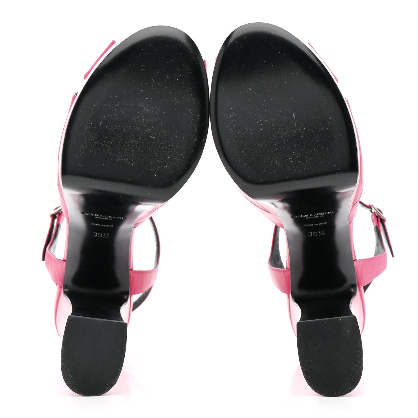 Goatskin Candy 80 Platform Sandals 39.5 Bubblegum