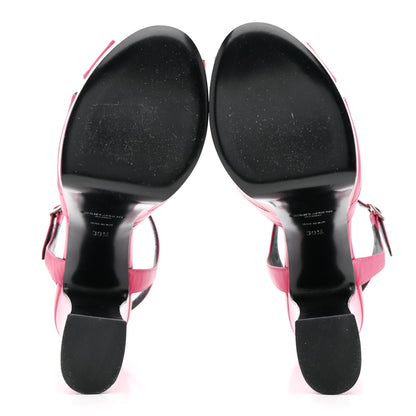 Saint Laurent Goatskin Candy 80 Platform Sandals 39.5 Bubblegum 6 of 14