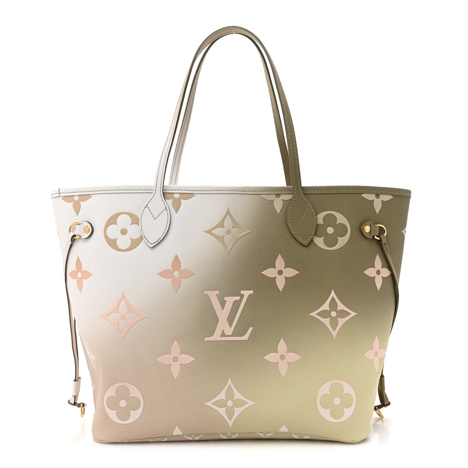 Louis Vuitton LOUIS VUITTON Monogram Giant Spring In The City Neverfull MM Sunset Kaki 1 of 10