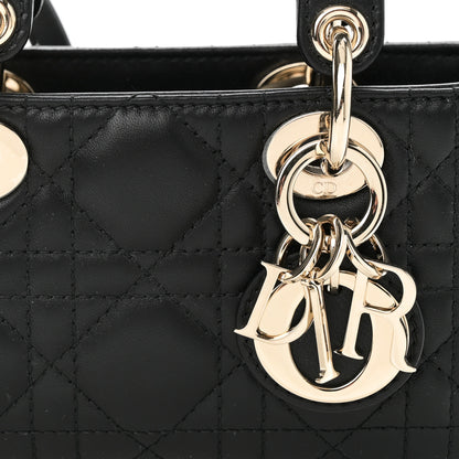 Christian Dior Lambskin Cannage Micro Lady D-Joy Black 7 of 10