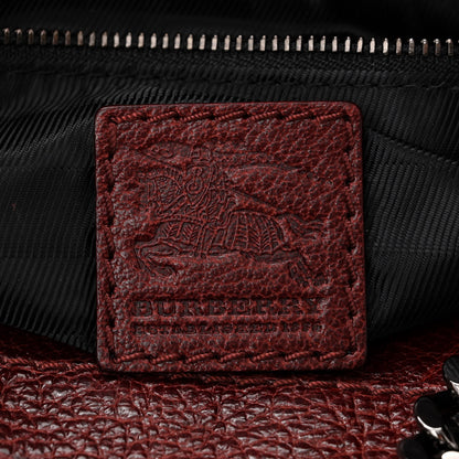 Burberry Calfskin Ashmore Tote Burgundy 6 of 12