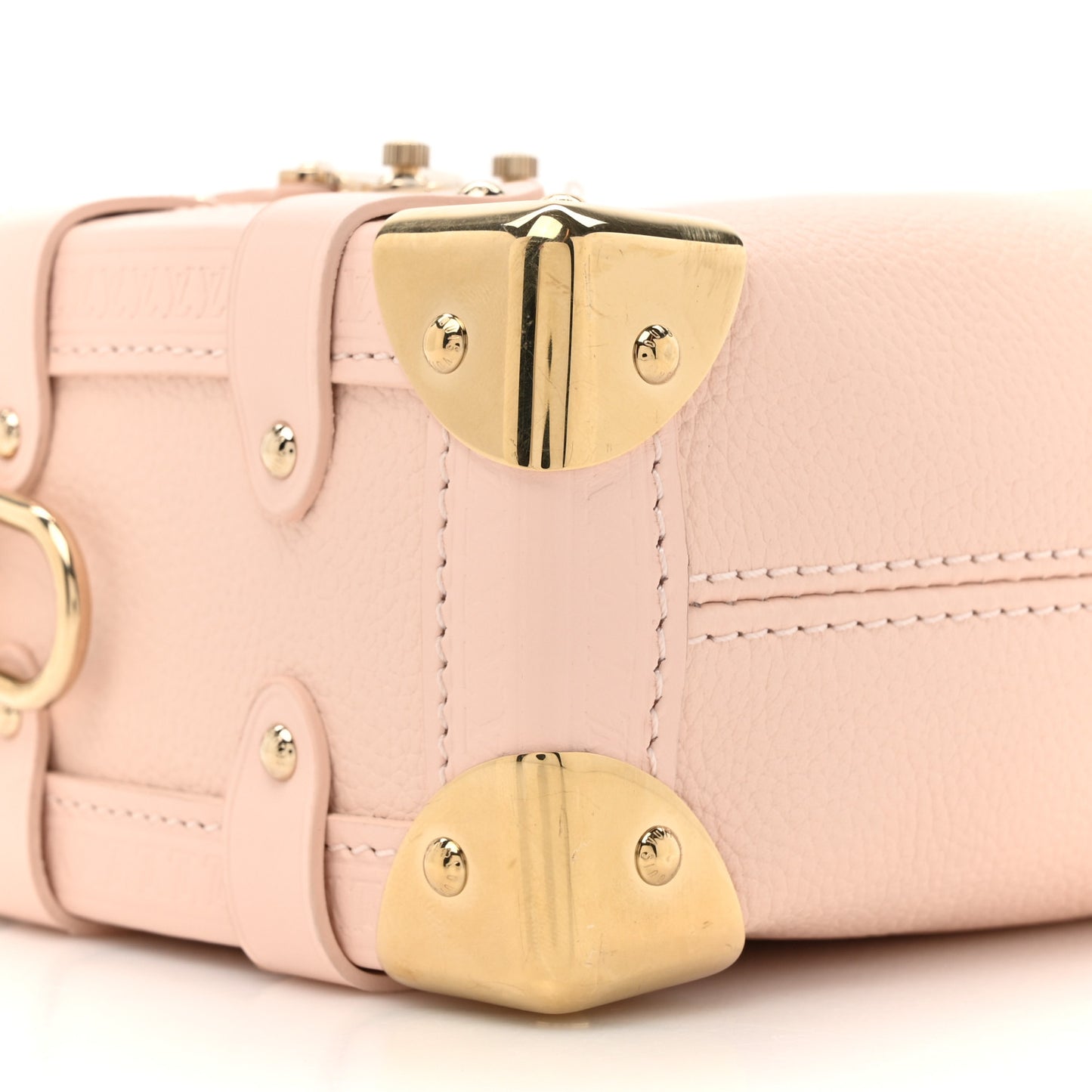 Calfskin Side Trunk PM Pink Pearl