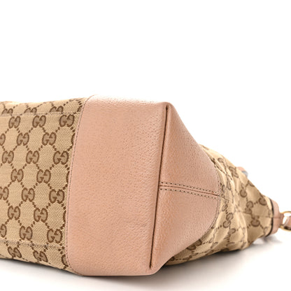 Gucci Monogram Medium Bree Foldover Tote Beige Soft Pink 10 of 18