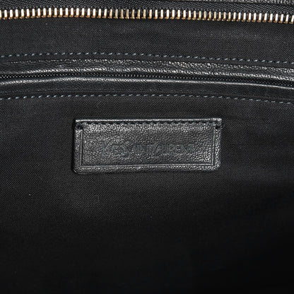 Saint Laurent Sheepskin Medium Cabas ChYc Black 6 of 15