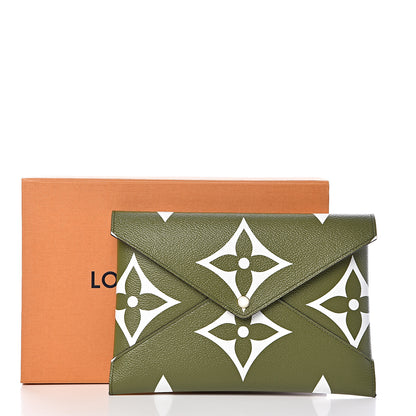 Louis Vuitton Monogram Giant Large Kirigami Pochette Kaki 8 of 8