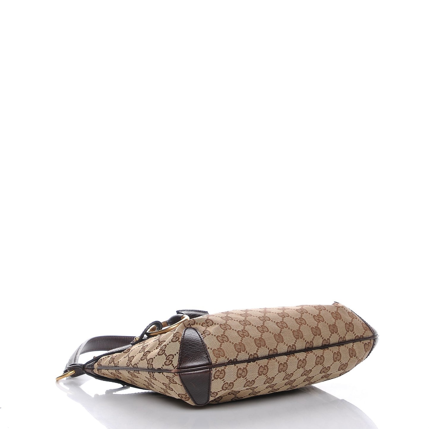 Monogram Horsebit Hobo Brown