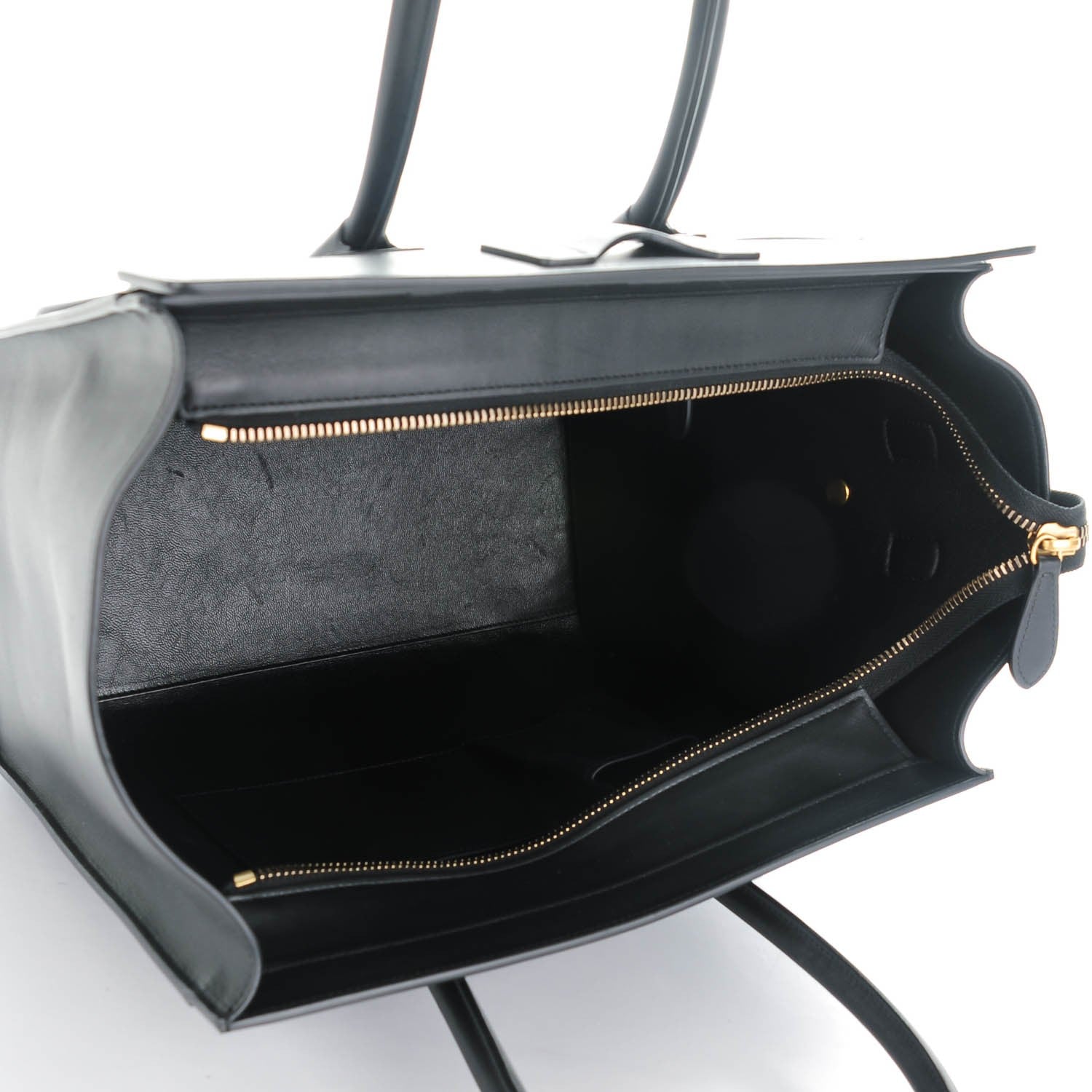 Celine Smooth Calfskin Mini Luggage Black 5 of 9