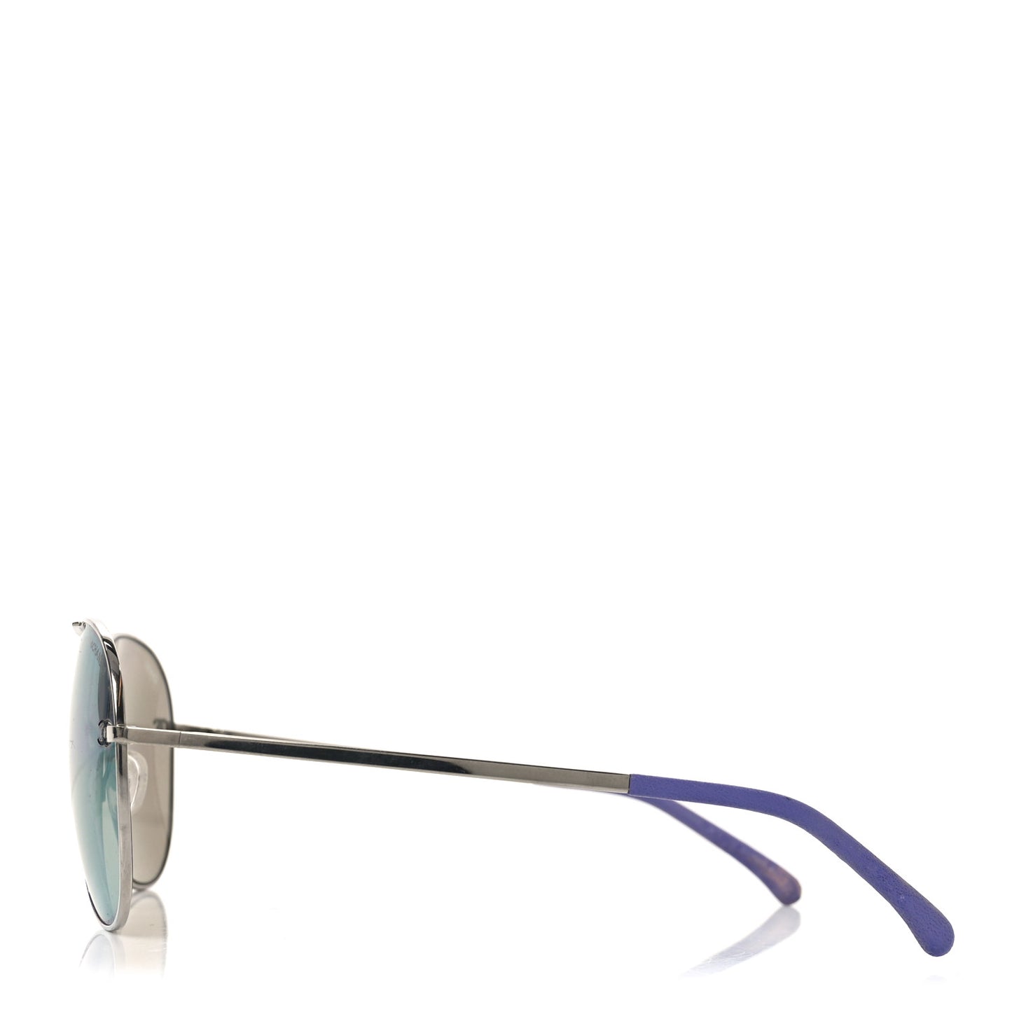 Metal Pilot Aviator CC Sunglasses 4189-T-Q Silver