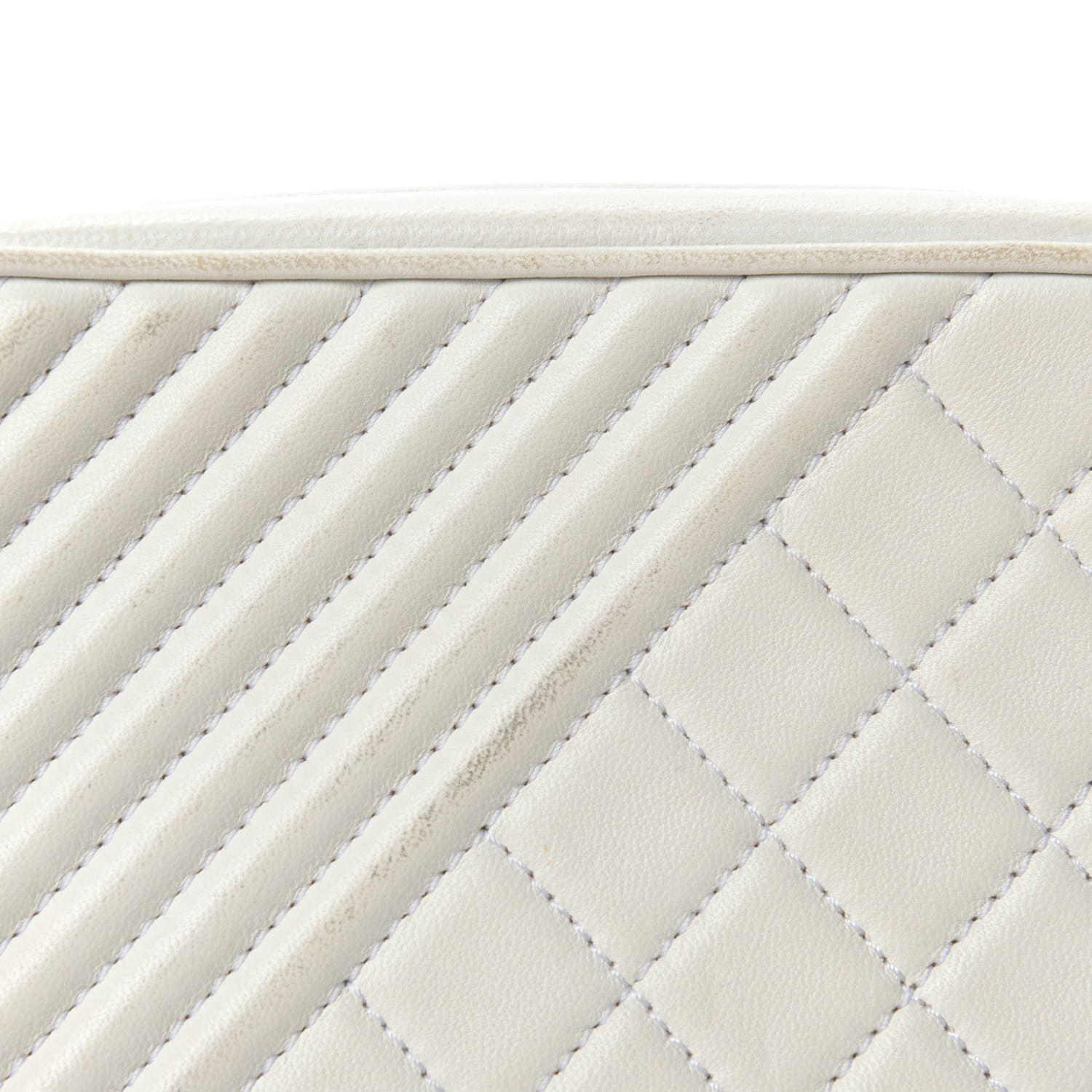 Chanel Lambskin Small Coco Boy Camera Case White 9 of 13