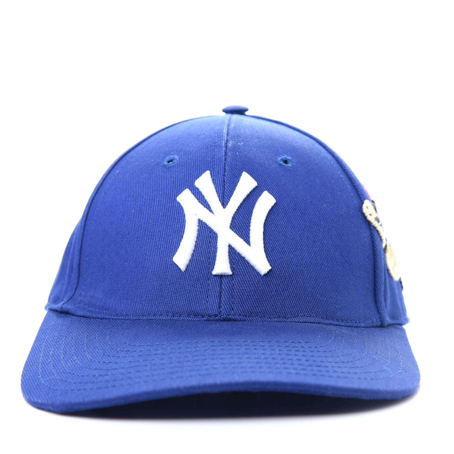 Gucci X MLB Cotton NY Yankees Baseball Hat 57-61 Blue 3 of 11