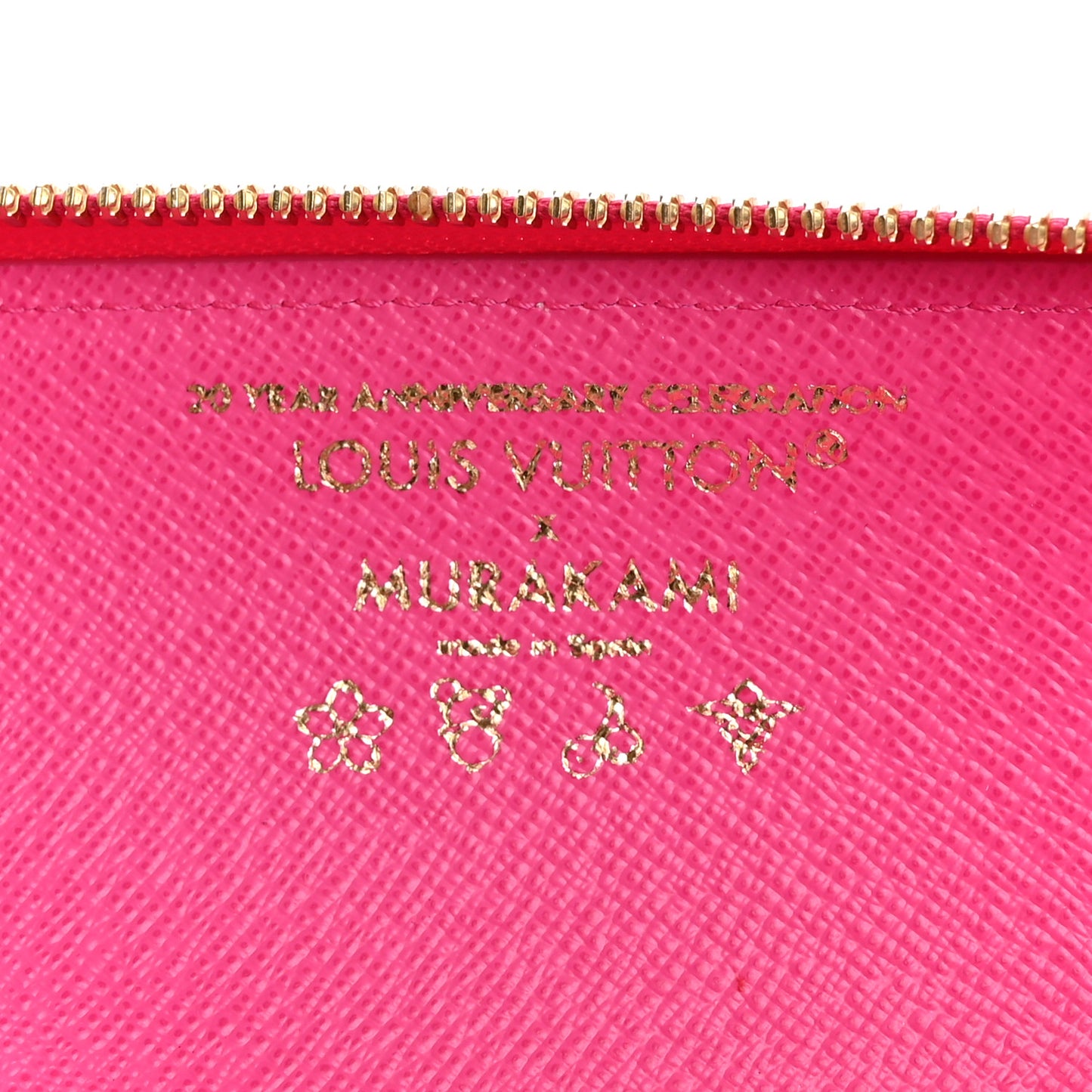 LV X TM Monogram Multicolor Charlotte Pencil Pouch Fuchsia