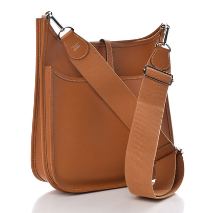 Hermes Epsom Evelyne III PM Toffee 3 of 10