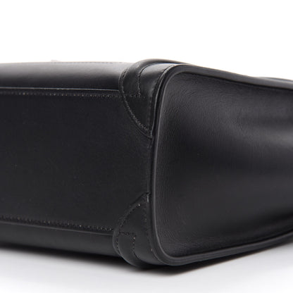 Celine Smooth Calfskin Nano Luggage Black 8 of 11