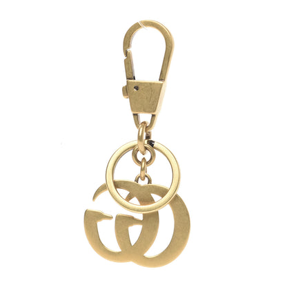 Gucci Metal Interlocking GG Pearl Studded Key Charm Gold 2 of 4