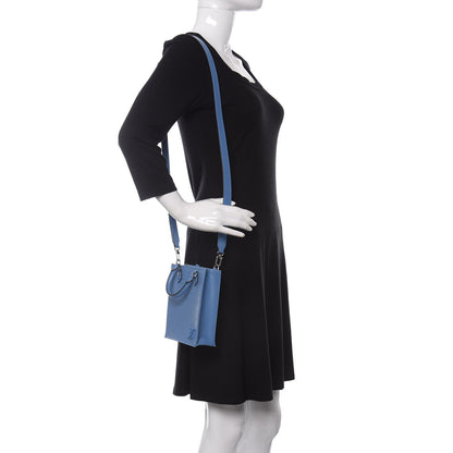 Louis Vuitton Epi Petit Sac Plat Bleuet 2 of 11