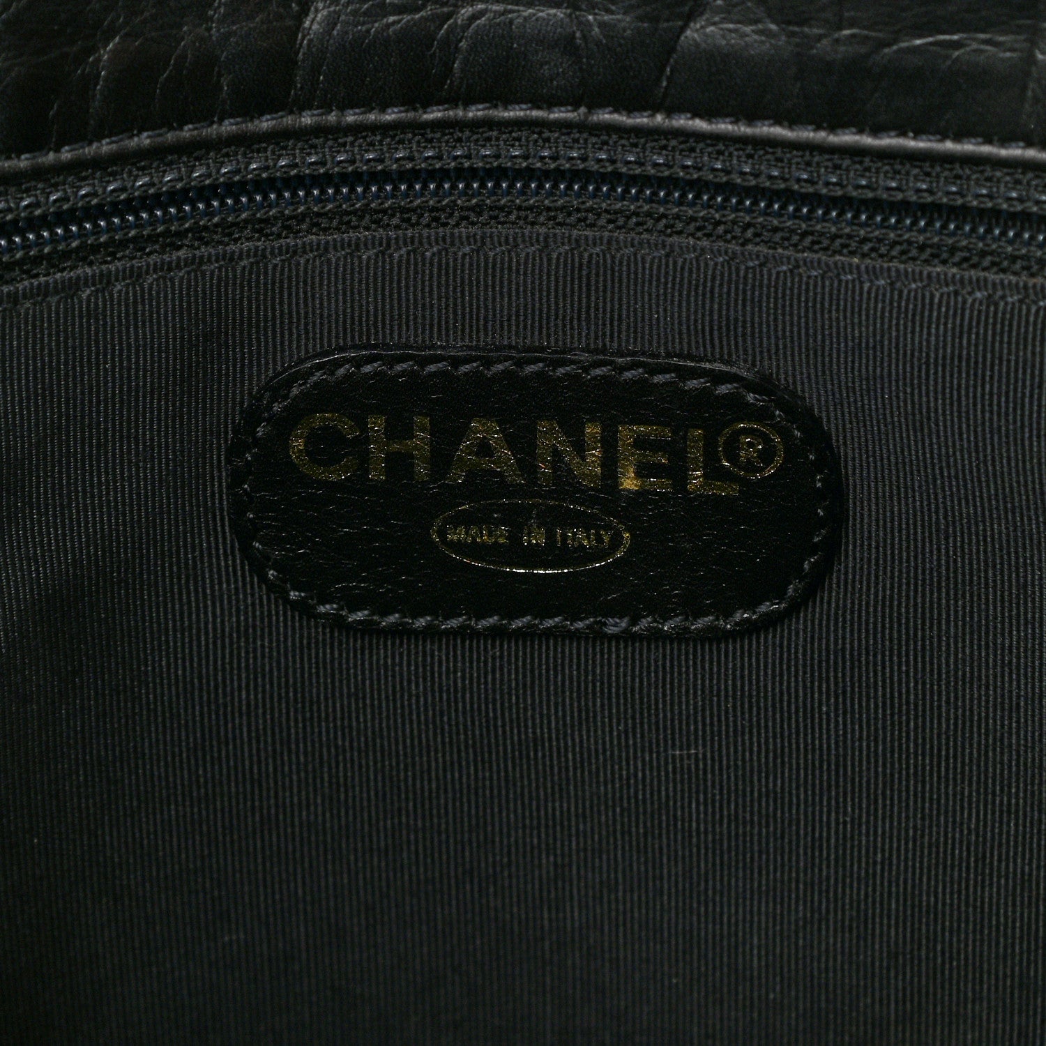 Chanel Calfskin Embossed CC Messenger Bag Black 6 of 8