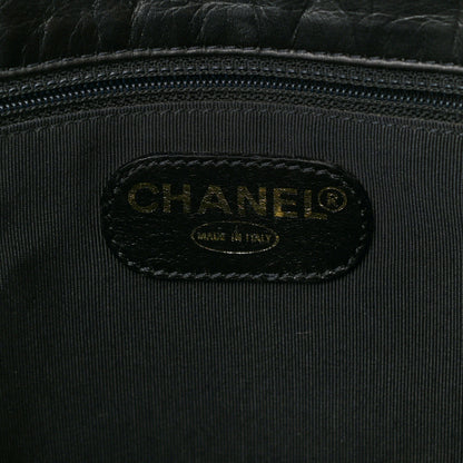 Chanel Calfskin Embossed CC Messenger Bag Black 6 of 8