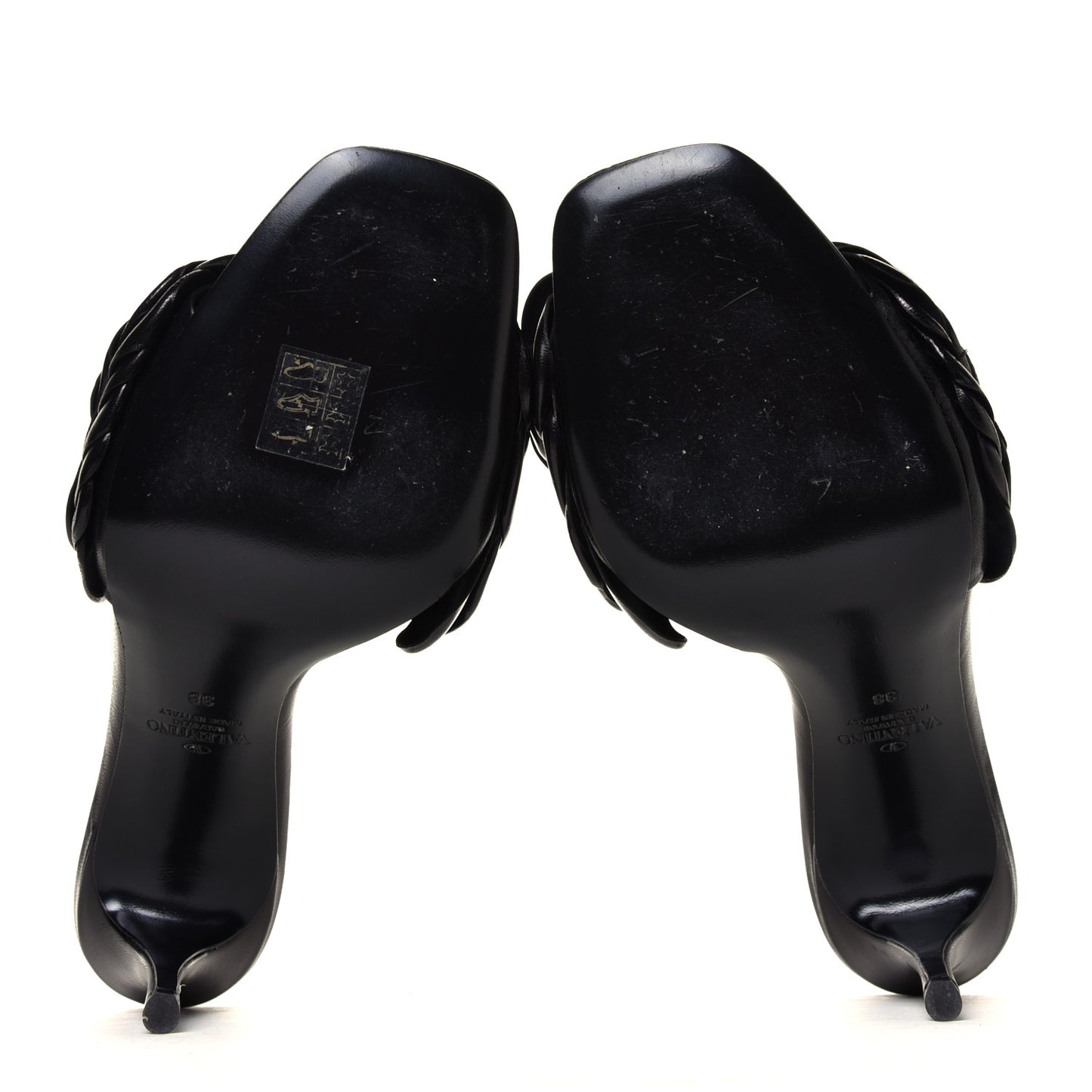 Kidskin Atelier 03 Rose Edition 90mm Slide Sandals 38 Black