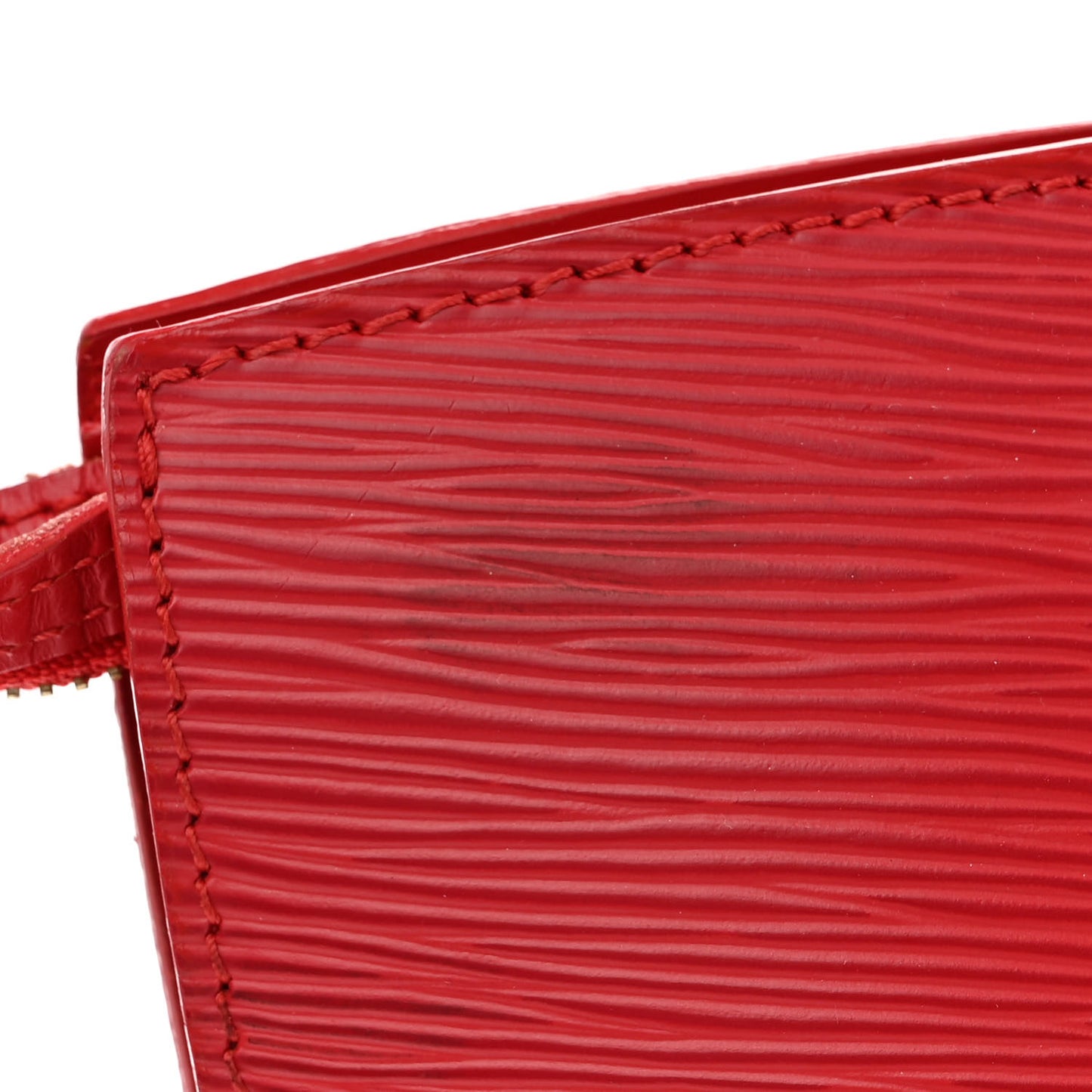 Epi Saint Jacques PM Long Straps Red