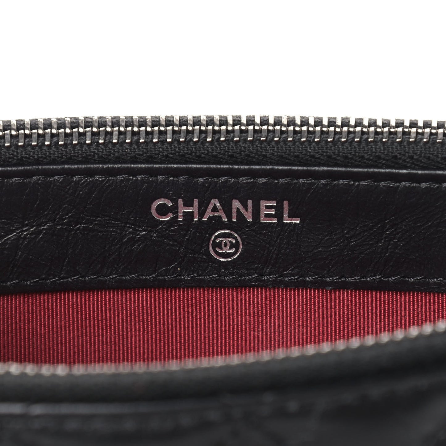Aged Calfskin Quilted Small Gabrielle Clutch With Chain Black