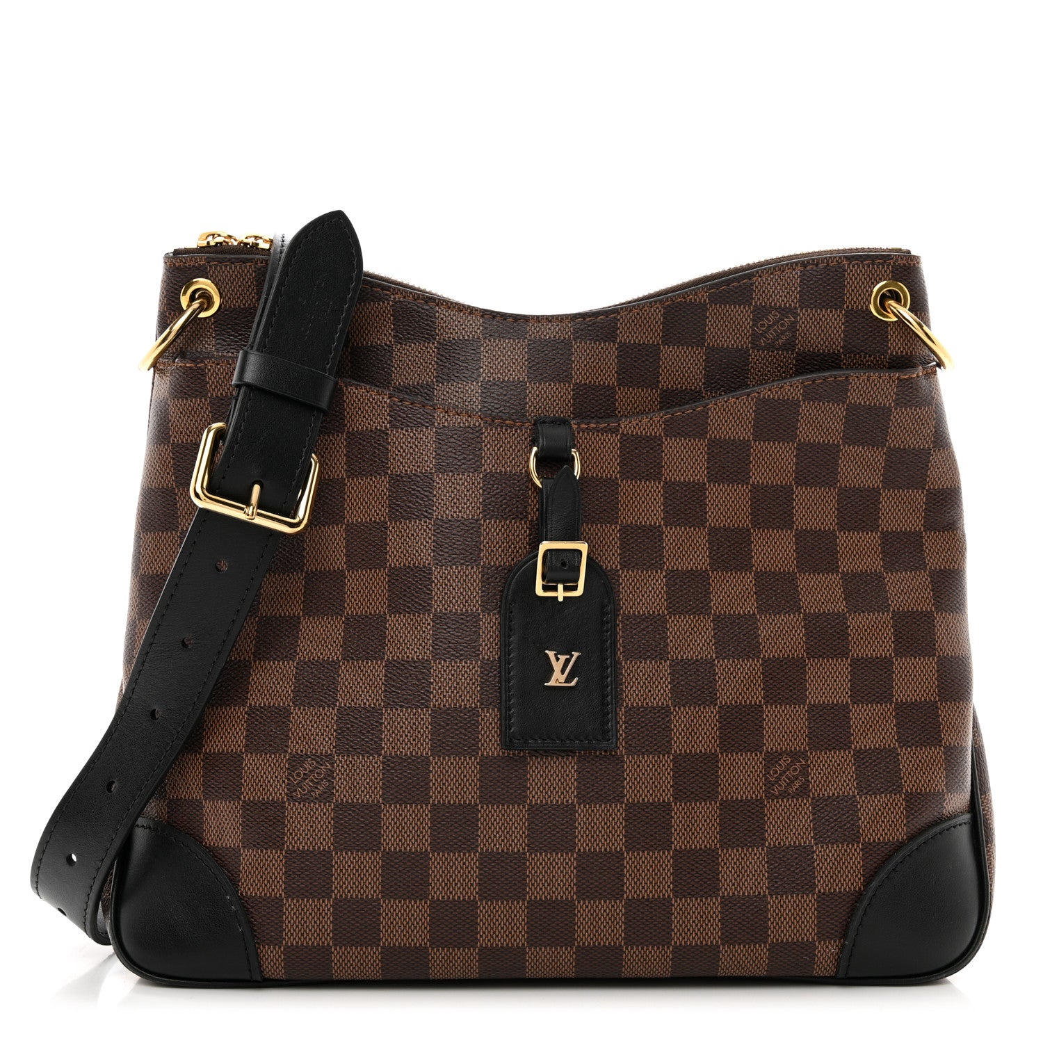 Louis Vuitton Damier Ebene Odeon MM Black 1 of 9