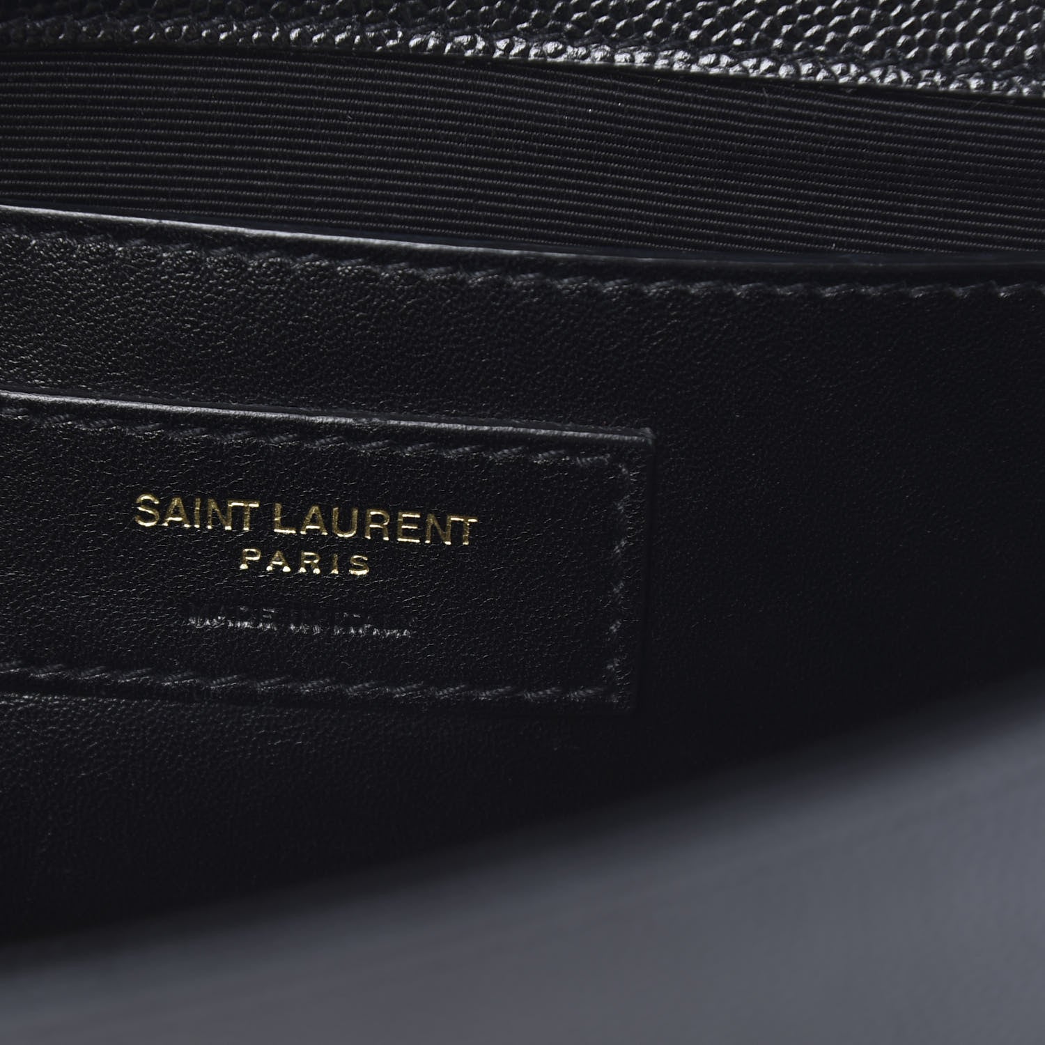 Saint Laurent Grain De Poudre Small Monogram Kate Satchel Black 6 of 10
