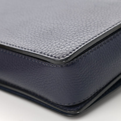 Christian Dior Grained Calfskin Dio(r)evolution Flap Bag Navy Blue 11 of 18