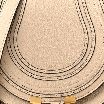 Chloe Calfskin Mini Marcie Round Crossbody Bag Root Beige 6 of 8