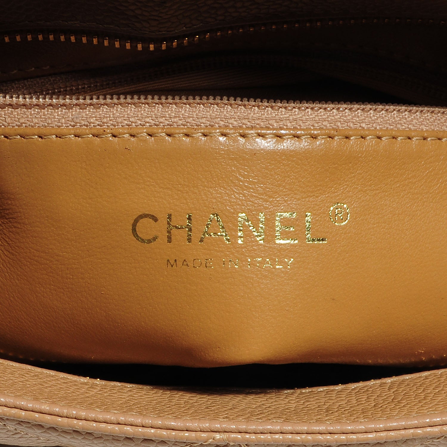 Chanel Caviar Quilted Medallion Tote Beige 5 of 7