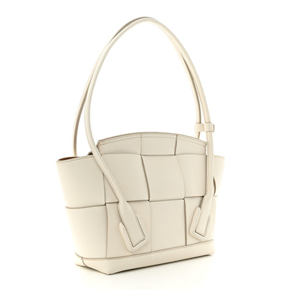 Bottega Veneta French Calfskin Maxi Intrecciato Small Arco Bianco 3 of 14