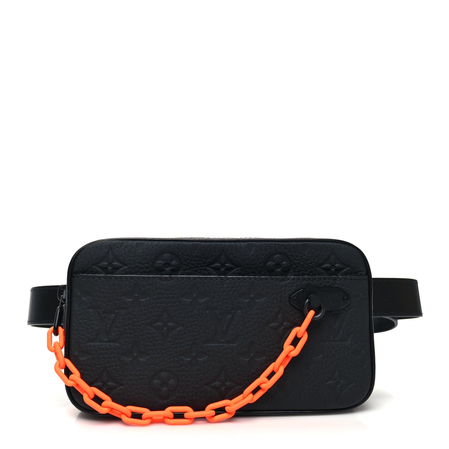 Taurillon Monogram Uniformes Solar Ray Soft Pochette Volga Belt Bag Black