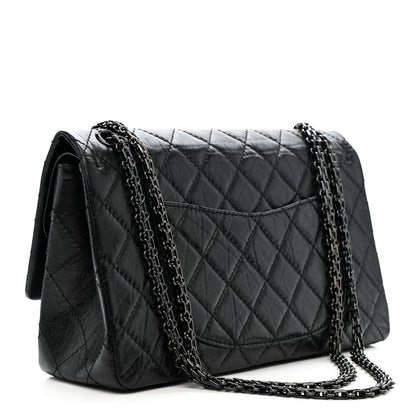 Chanel Aged Calfskin Quilted 2.55 Reissue 226 Flap So Black 3 of 11