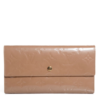 Louis Vuitton Vernis Porte Tresor International Wallet Noisette 1 of 7