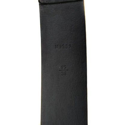 Louis Vuitton Calfskin Maison Fondée en 1854 Belt 95 38 Black 4 of 6