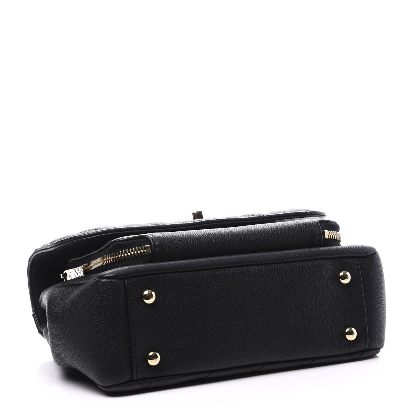 Caviar Quilted Medium Business Affinity Flap Black