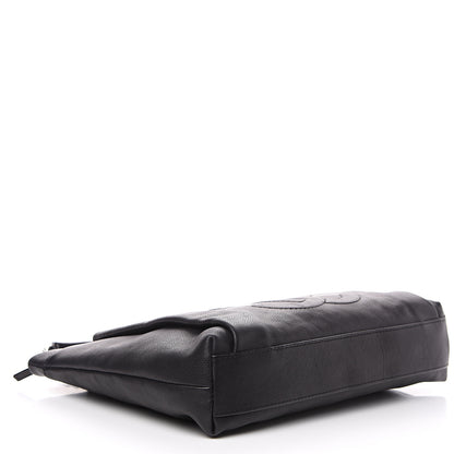 Chanel Caviar Large CC Tuck Tote Black 3 of 12