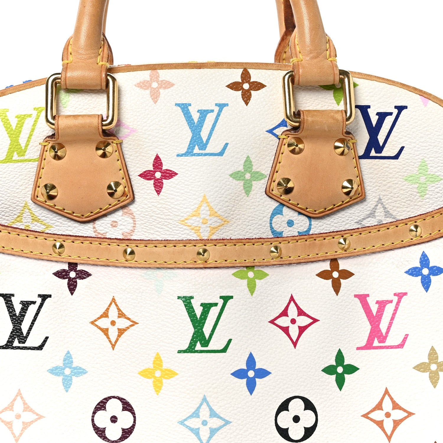 Louis Vuitton Monogram Multicolor Trouville White 7 of 10