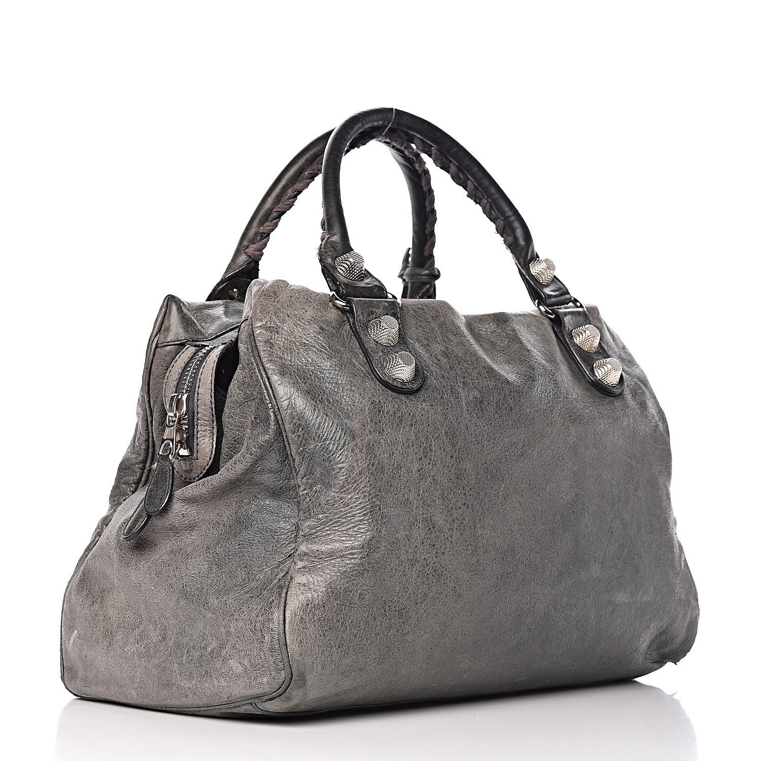 Balenciaga Agneau Giant 21 Silver Hardware Mid Day Grey 3 of 23