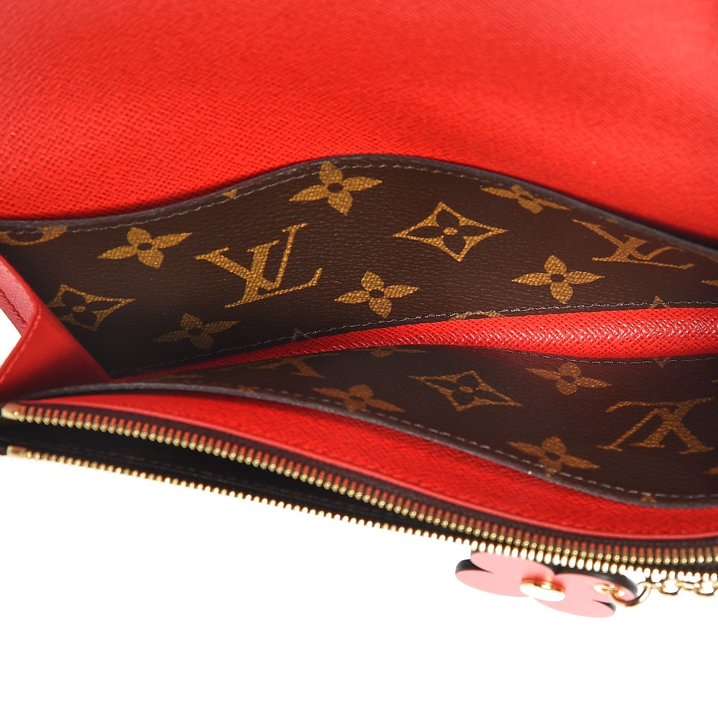 Monogram Bloom Flower Emilie Wallet Coquelicot