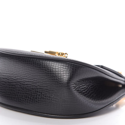 Chloe Textured Calfskin Lambskin Nano Drew Shoulder Bag Black 7 of 8