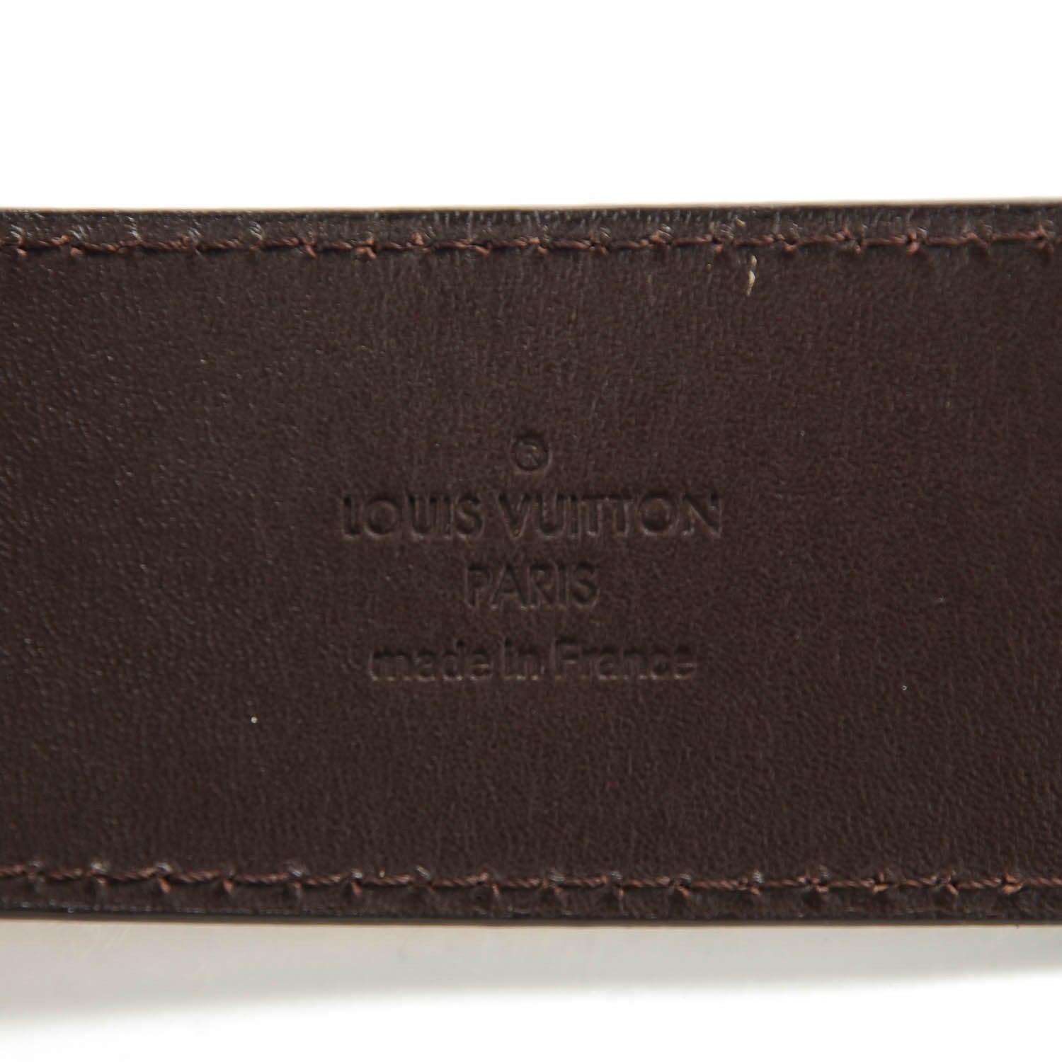 Louis Vuitton Damier Ebene 40mm LV Initiales Belt 85 34 5 of 6