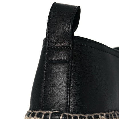 Givenchy Lambskin Logo Espadrilles 41 Black 9 of 11