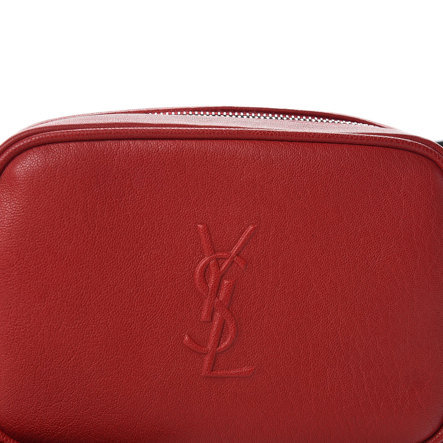 Saint Laurent Lambskin Monogram Lou Belt Bag Rouge Eros 8 of 8