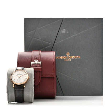 Vacheron Constantin 18K Pink Gold Alligator 38mm Patrimony Traditionnelle Manual Winding Watch 82172/000R-9382 5 of 5