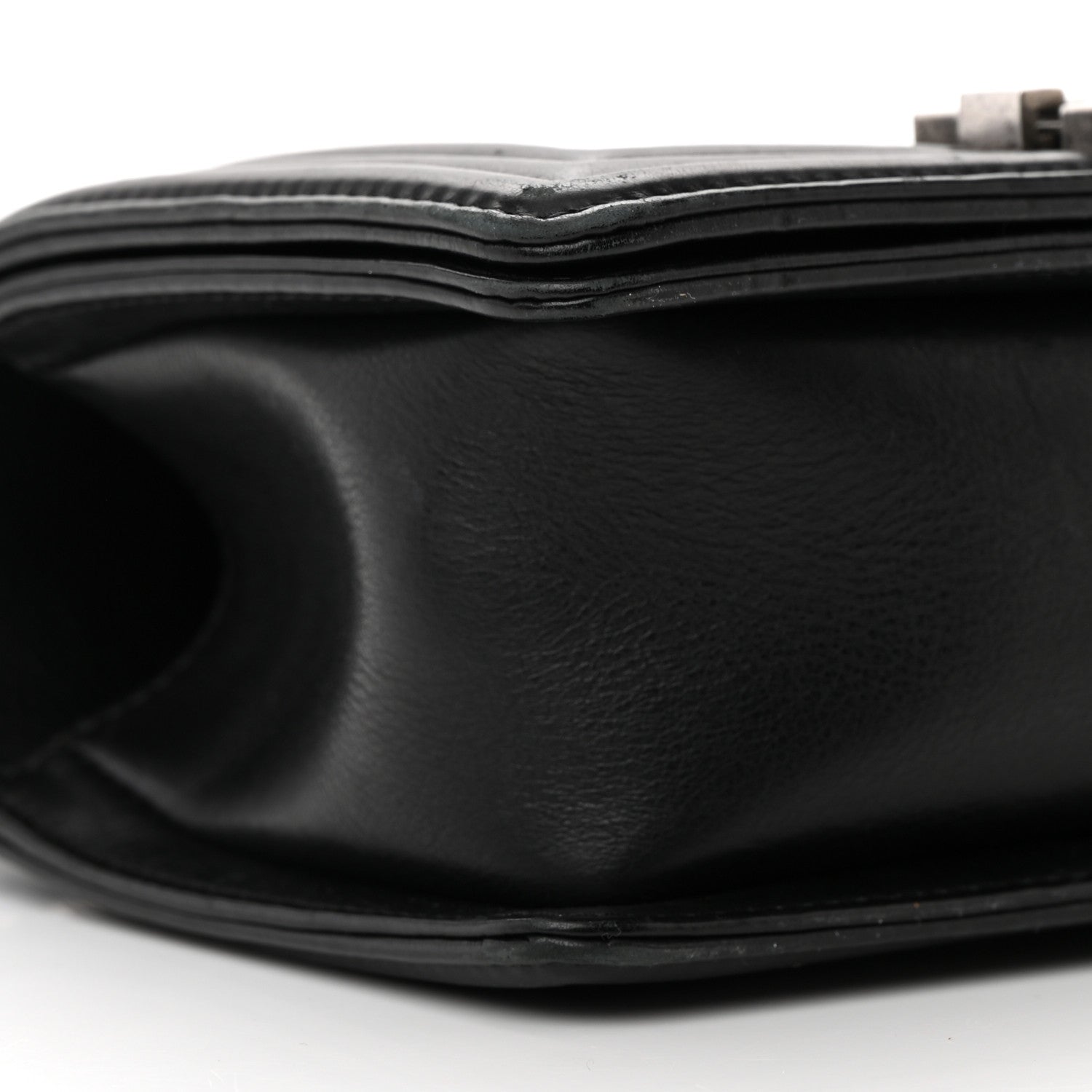 Chanel Calfskin Double Stitch Small Boy Flap Black 9 of 18