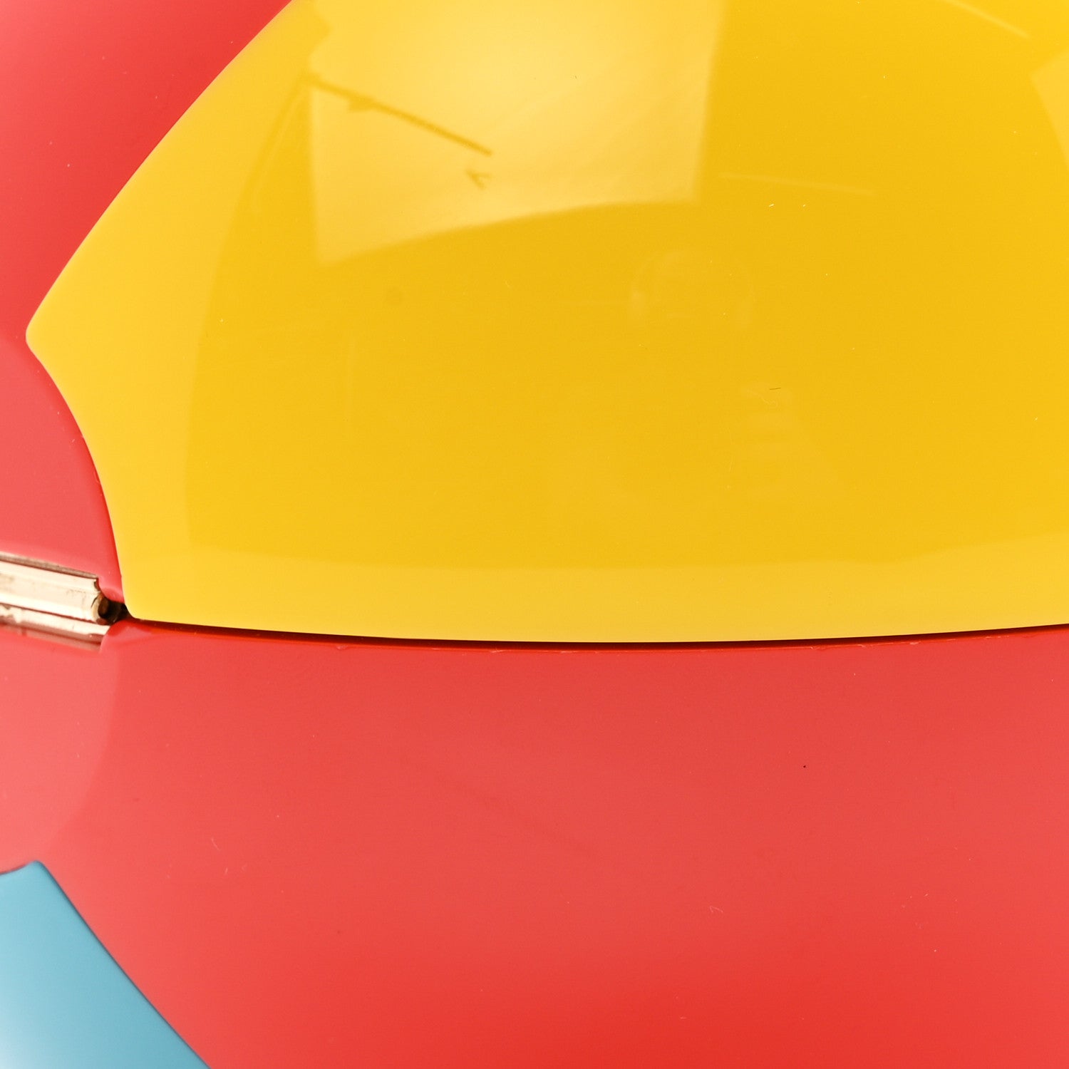 Chanel Plexiglass Coco Beach Ball Minaudiere Clutch Red White Yellow Blue 7 of 8