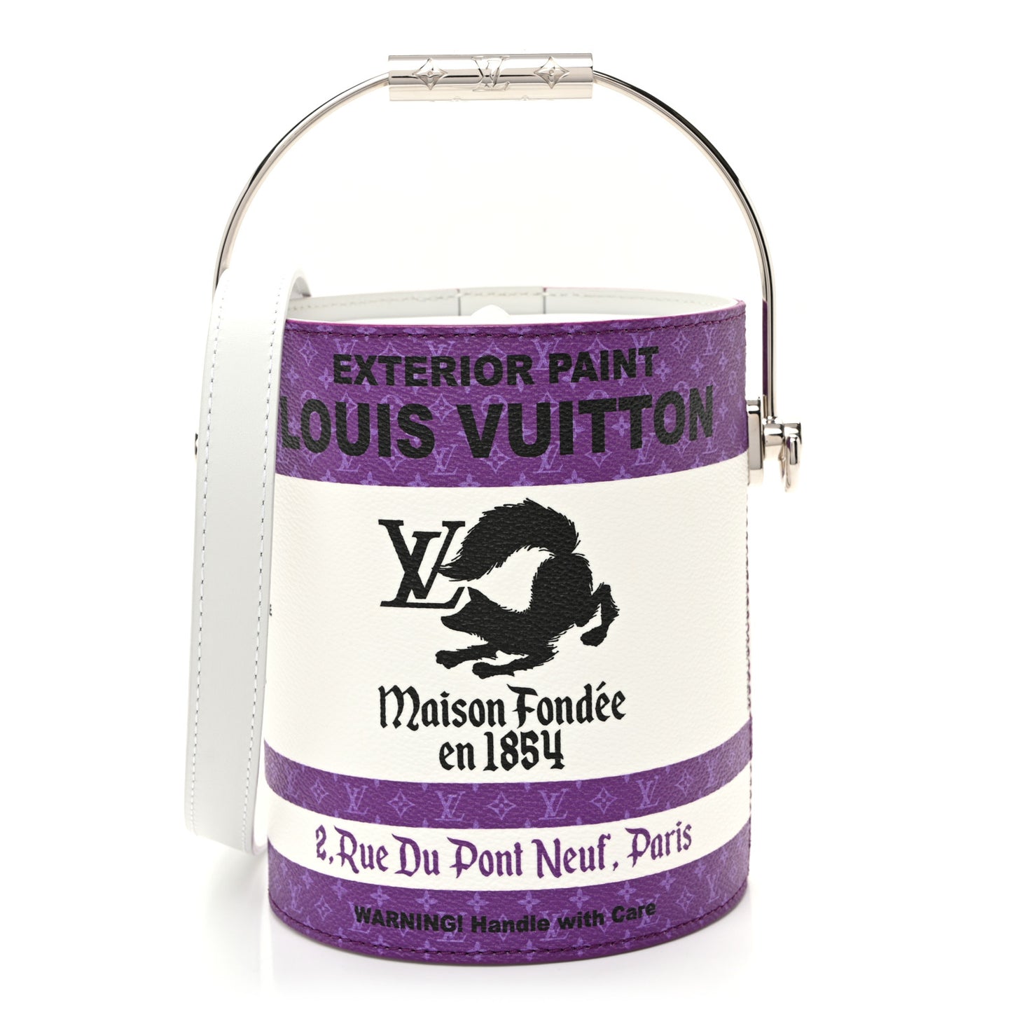 Monogram LV Paint Can Purple