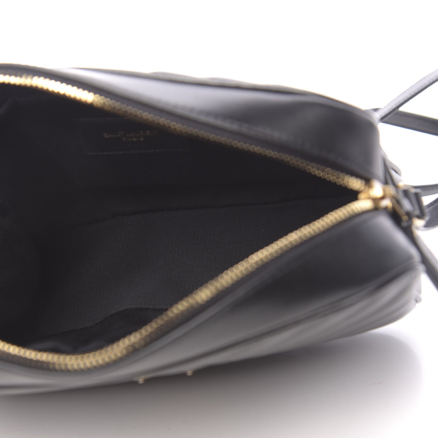 Calfskin Matelasse Monogram Lou Camera Bag Black