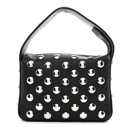 Khaite Pebbled Sport Calfskin Studded Small Elena Black 1 of 10