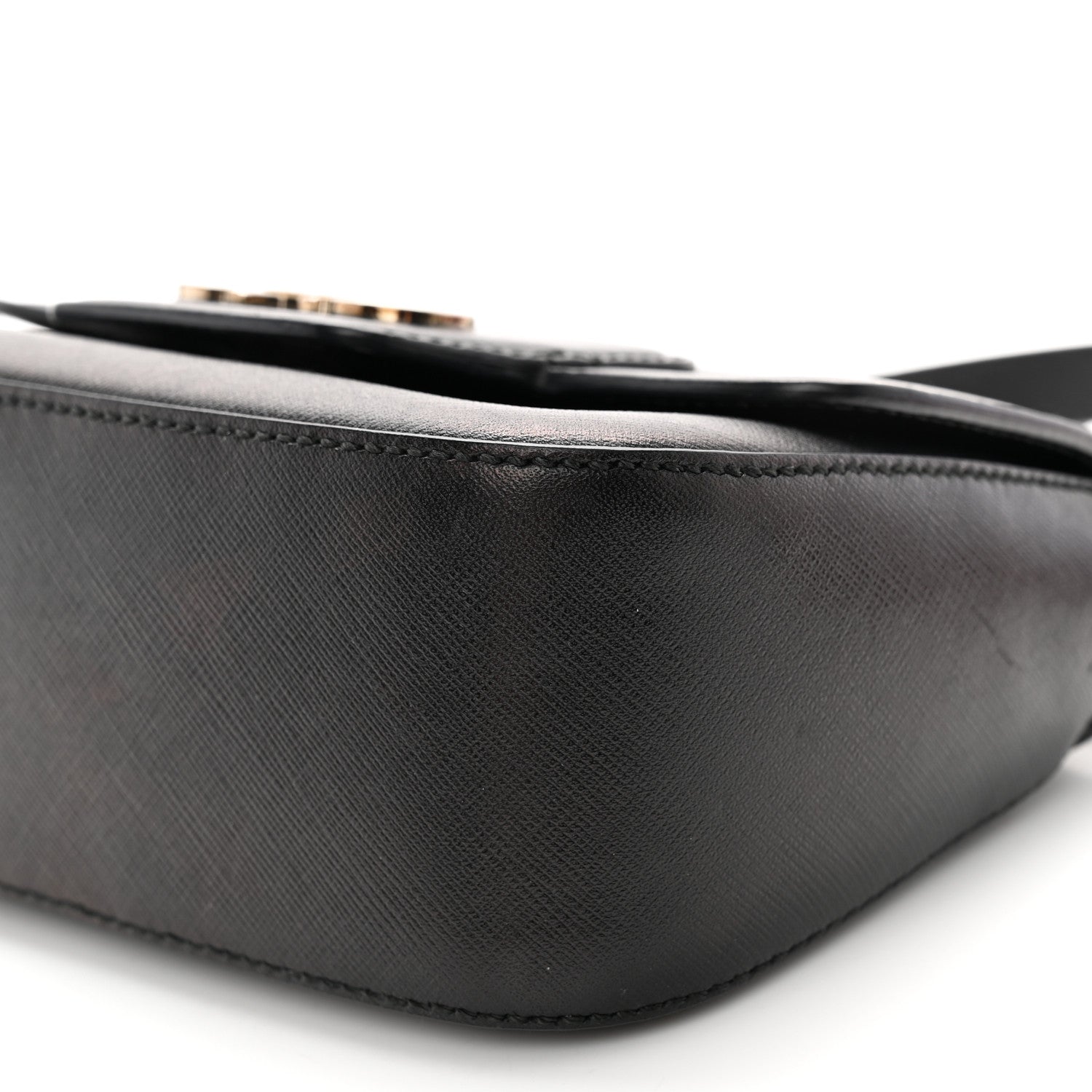 Salvatore Ferragamo Saffiano Paris Crossbody Bag Black 10 of 11